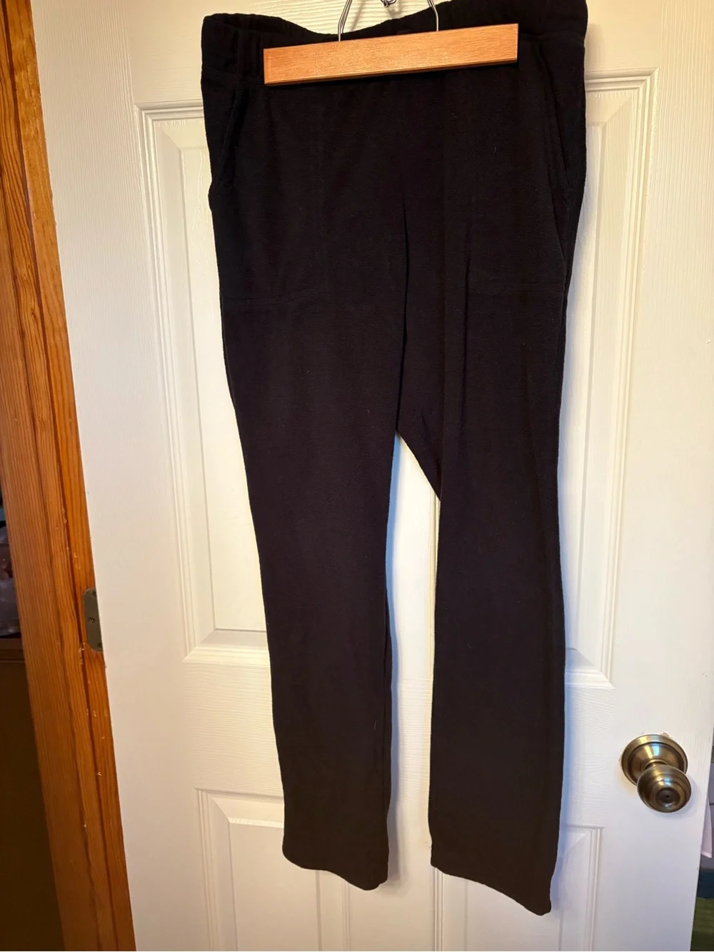 OshKosh B’gosh Girls Black Fleece Pants Size 14